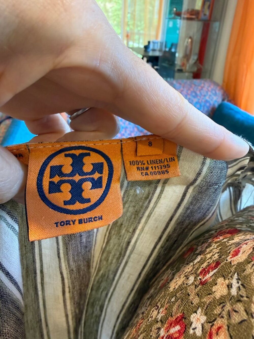 Tory Burch linen tunic - Picture 3 of 5